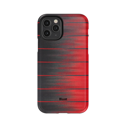 Crimson Stripe iPhone Case