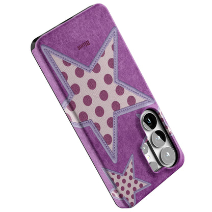 Lilac-Crush-Polka-Star-samsung-case-Galaxy S26 Ultra-4