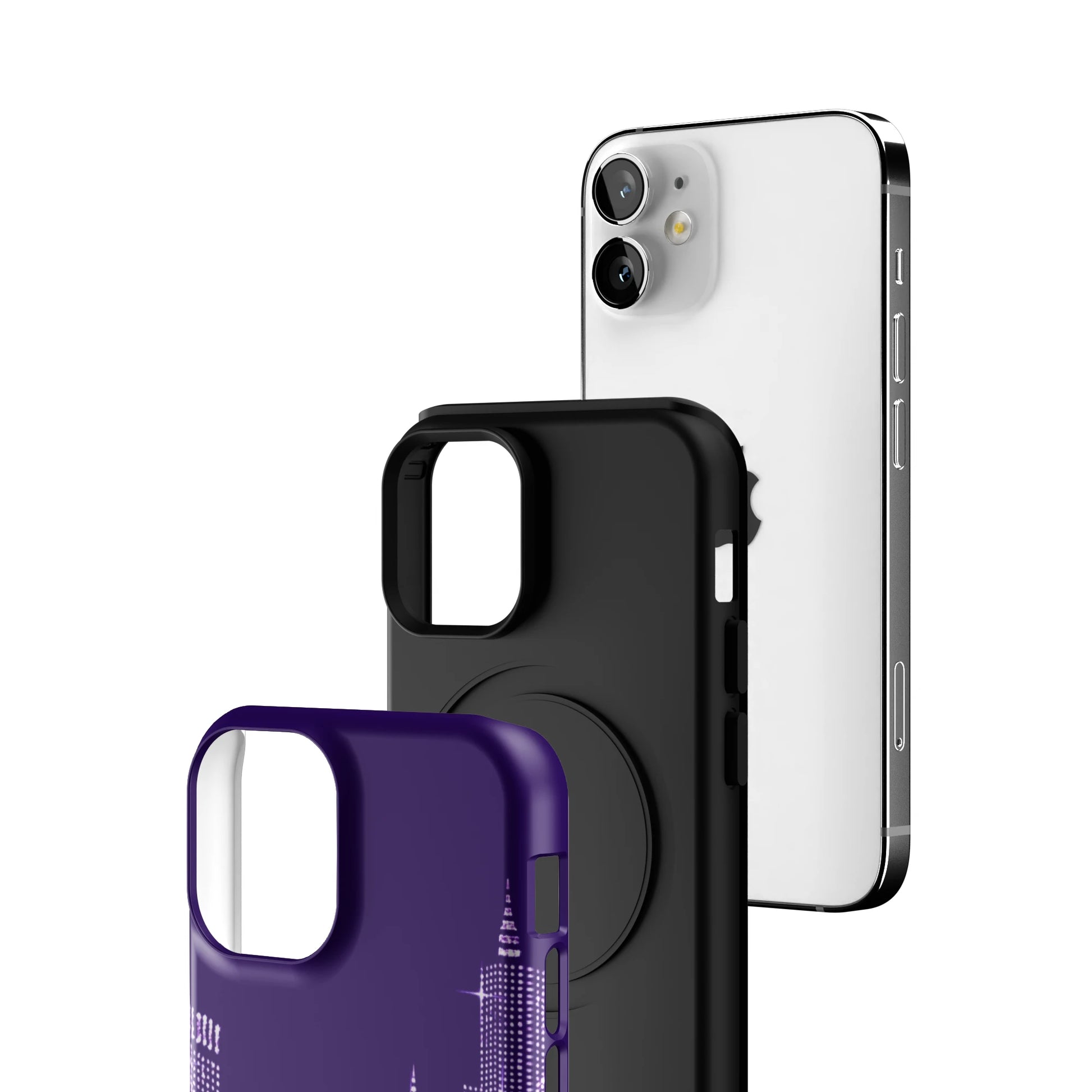 Purple-NYC--SKYELINE-iphone-case-iPhone 12 Mini-3