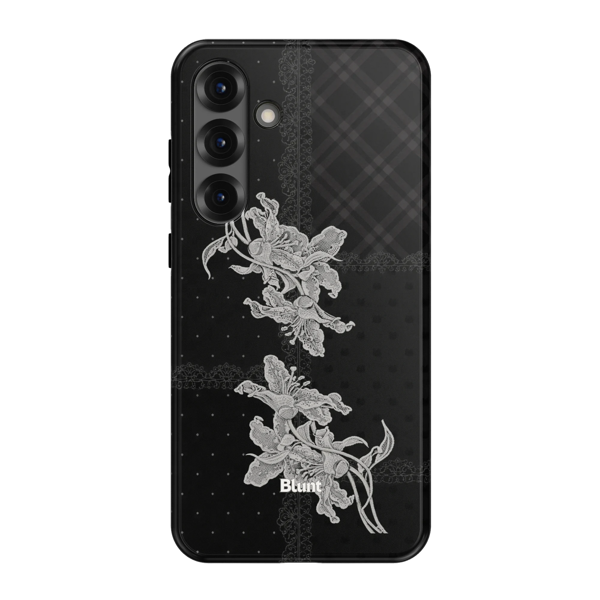 NOIR-PETALS-samsung-case-S25 Plus-1