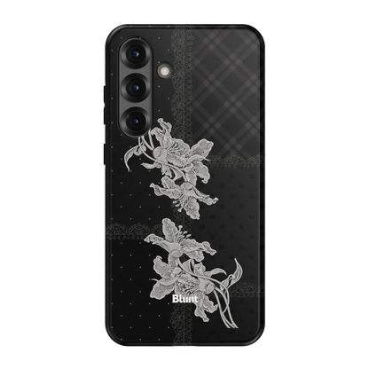 NOIR-PETALS-samsung-case-S25 Plus-1