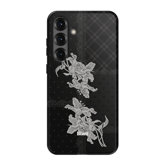 NOIR-PETALS-samsung-case-S25 Plus-1