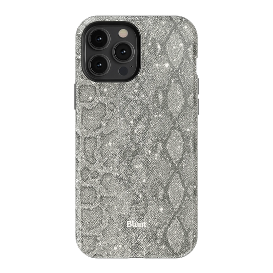 Silver Python iPhone Case