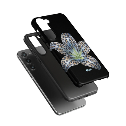 Blue-Leopard-Bloom-samsung-case-Galaxy S23 Plus-3