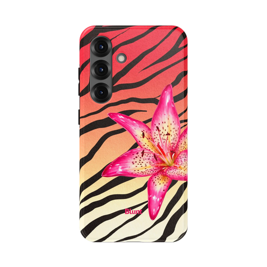 Striped-Lilly-samsung-case-Galaxy S25-1