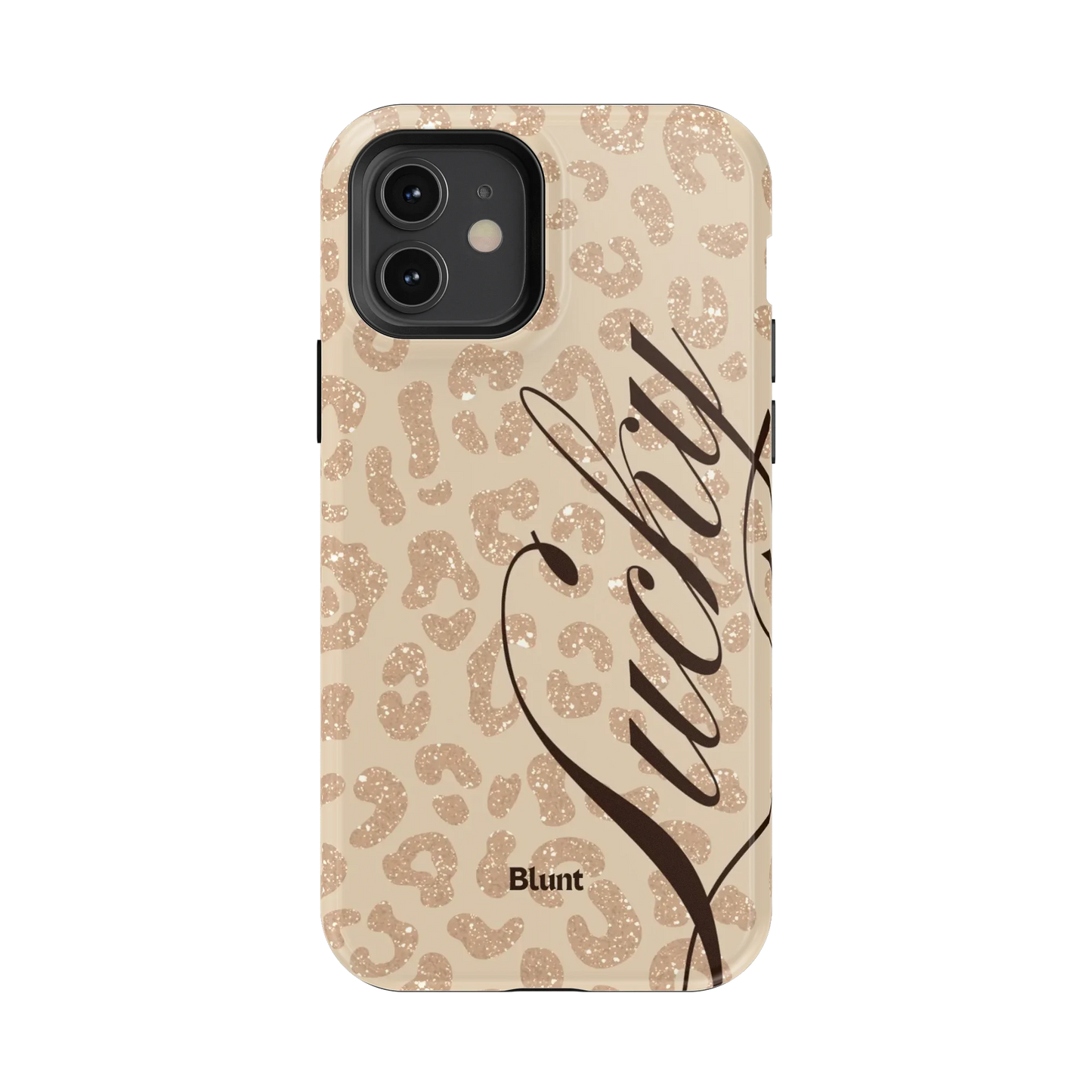 Cream Cheetah Lucky iPhone Case