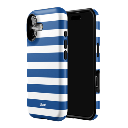 Navy Stripe iPhone Case