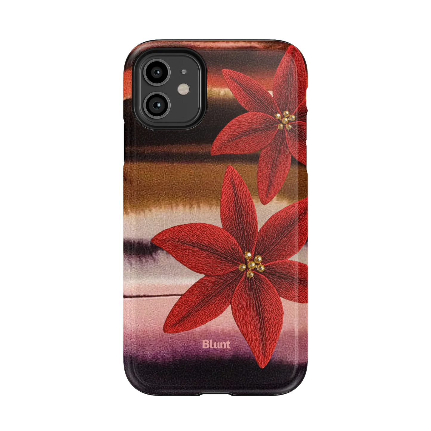 Crimson Bloom iPhone Case