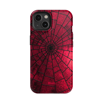 Crimson Web iPhone Case