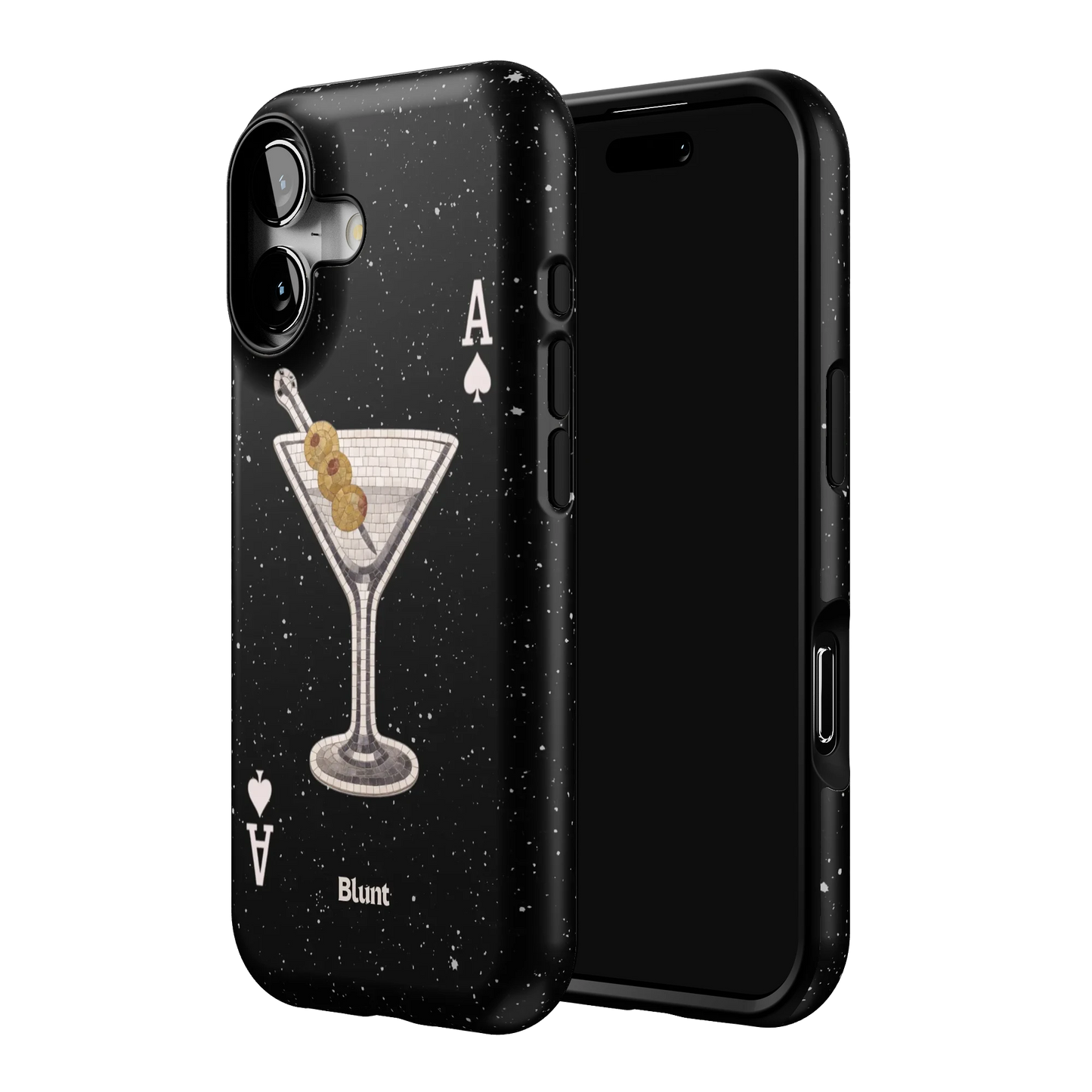 Black Dirty Martini iPhone Case