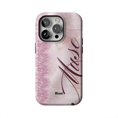 Blush-Laced-Muse-iphone-case-iPhone 14 Pro-1