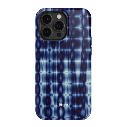 Blue Ripple iPhone Case