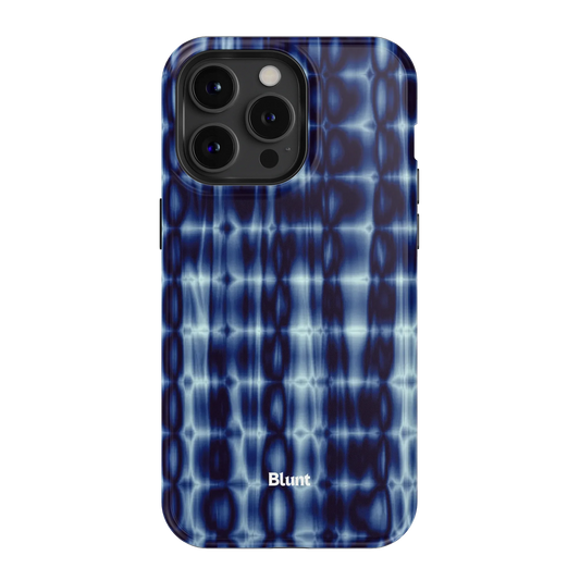 Blue Ripple iPhone Case