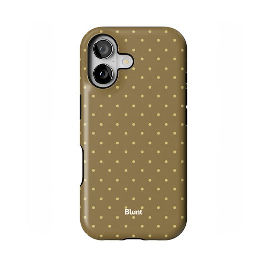 Olive Dot iPhone Case