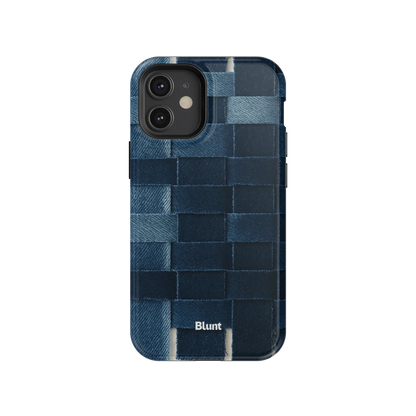 Indigo Weave iPhone Case