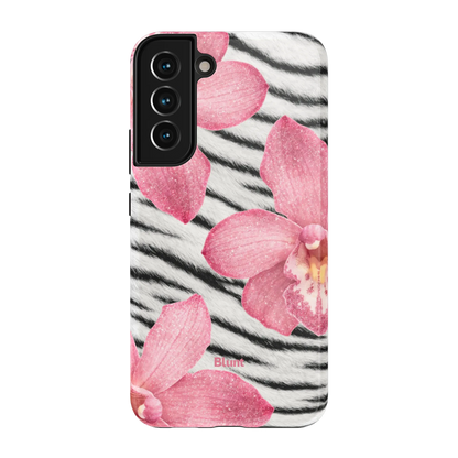Striped Blossom Samsung Case