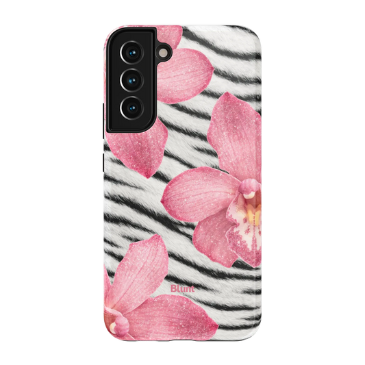 Striped Blossom Samsung Case