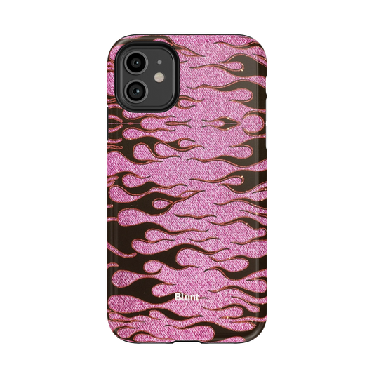 Fuchsia Heat iPhone Case
