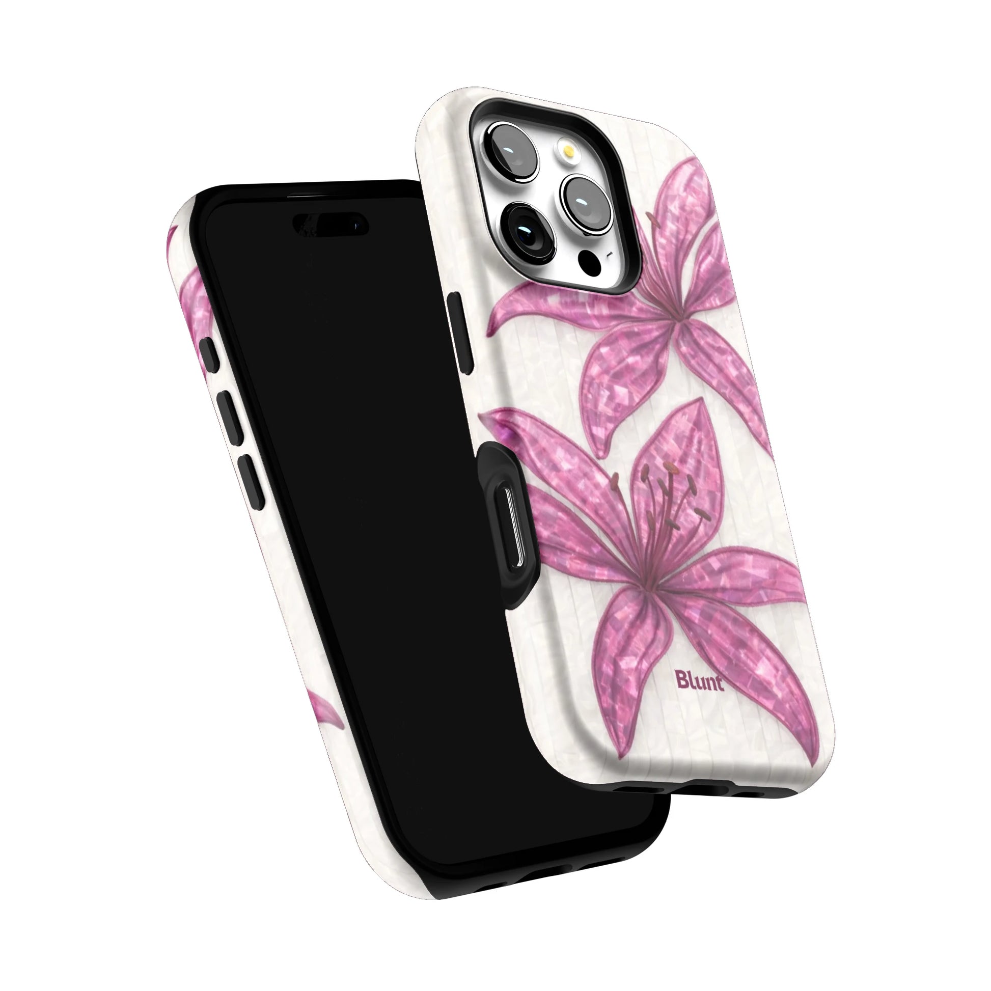 Purple-Floral-Luster-iphone-case-iPhone 16 Pro-5
