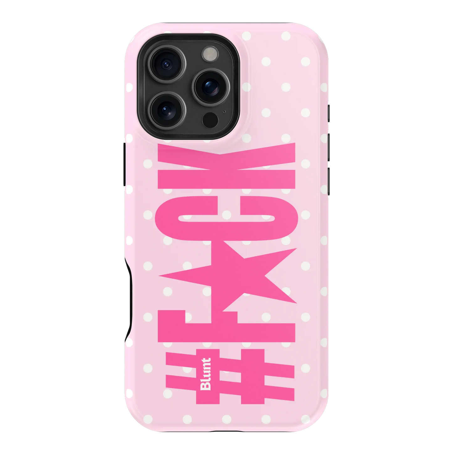 Pink Polka Riot iPhone Case