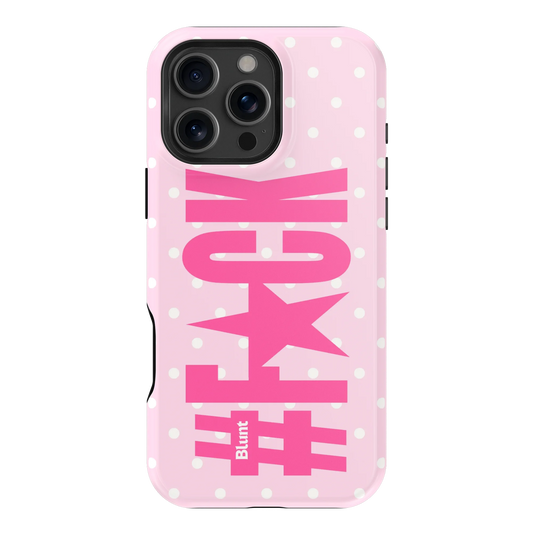 Pink Polka Riot iPhone Case