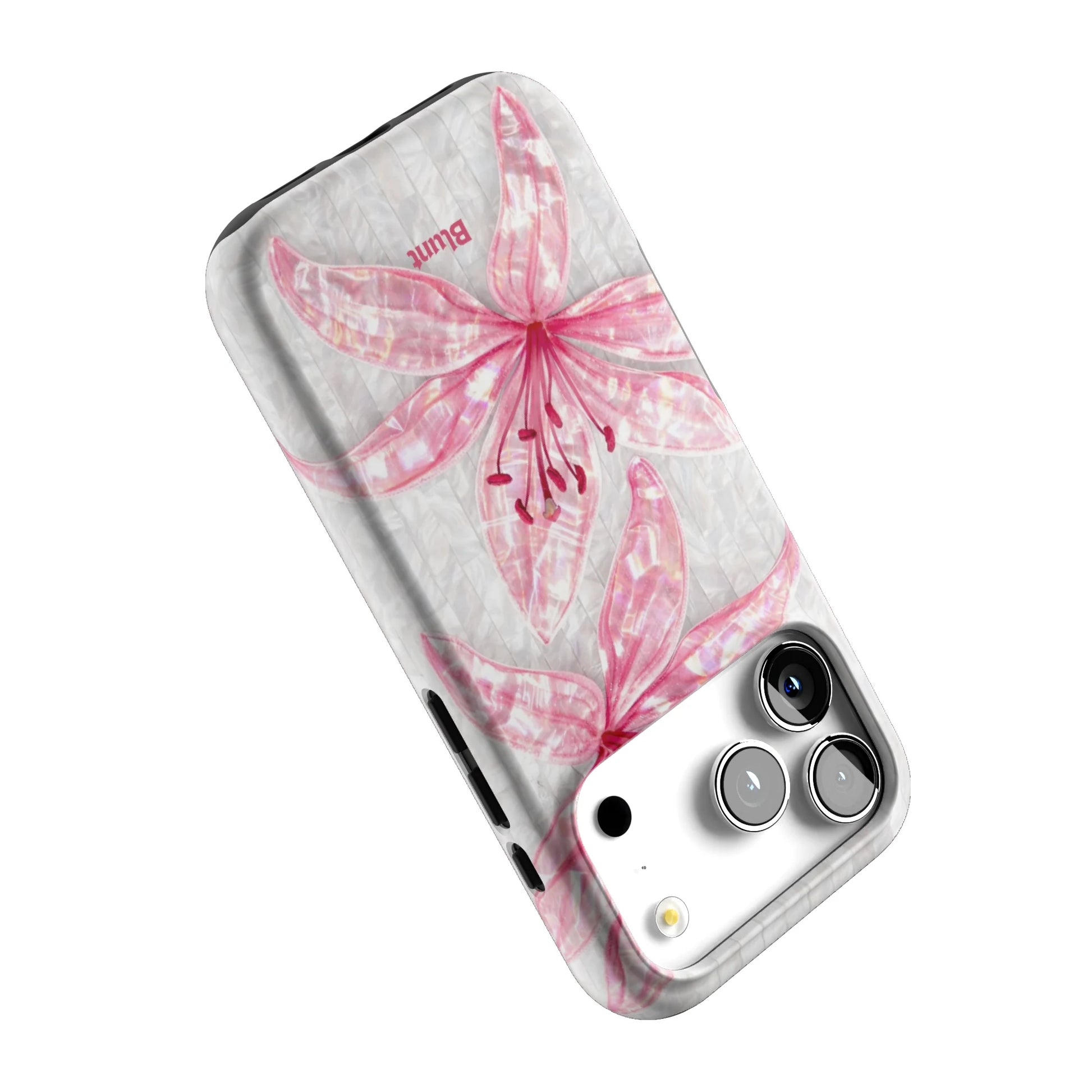 Pink-Floral-Luster-iphone-case-iPhone 17 Pro-4