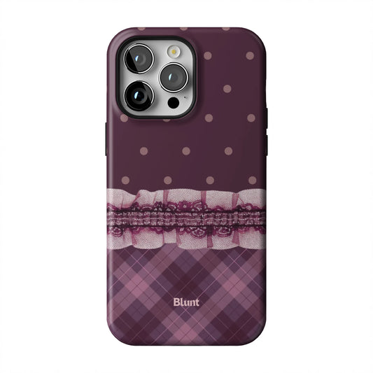 Lilac-Lattice-iphone-case-iPhone 14 Pro Max-1