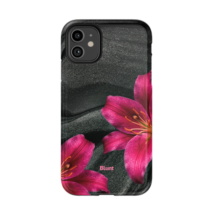 Midnight Petals iPhone Case