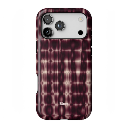Purple Ripple iPhone Case