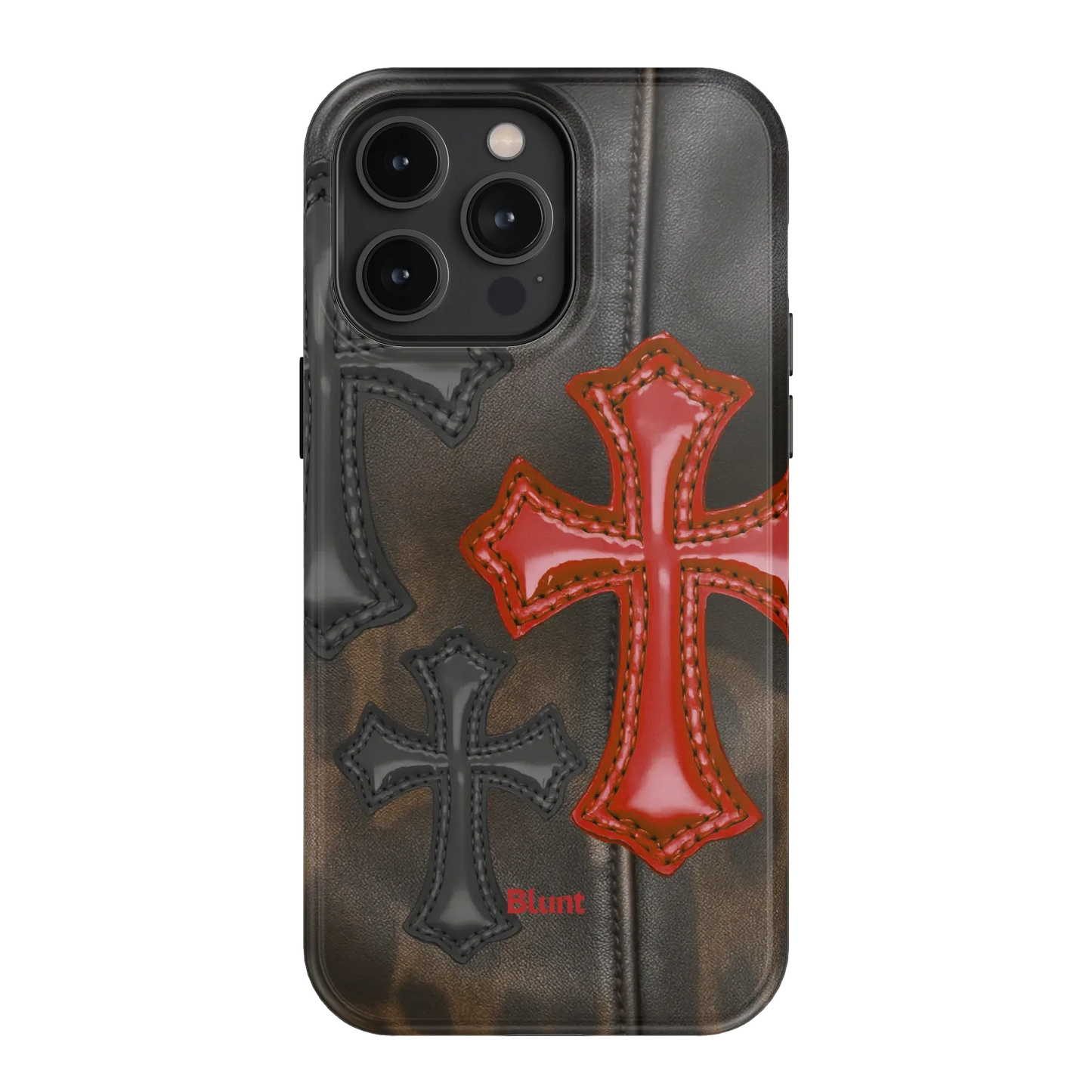 Leather Crosses iPhone Case