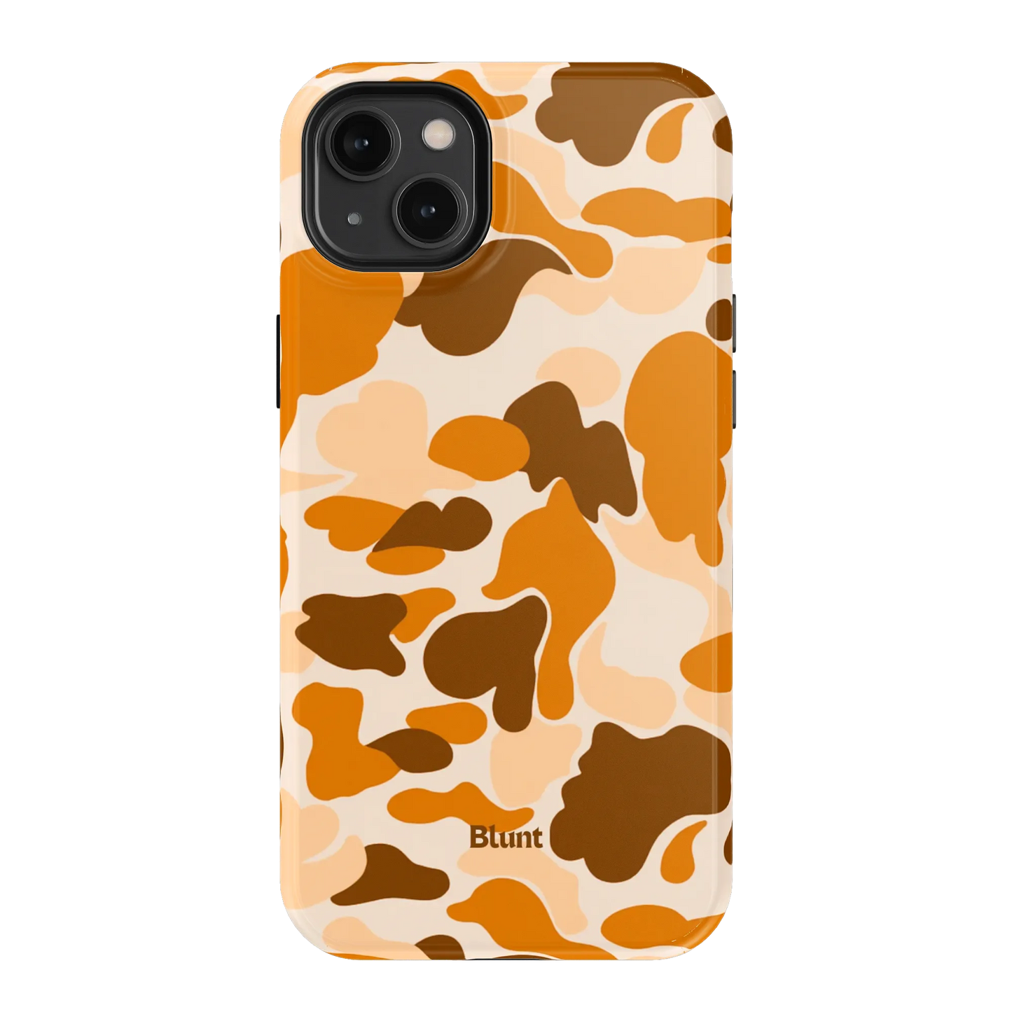 Orange Camo iPhone Case
