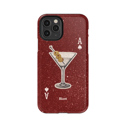 Red Dirty Martini iPhone Case