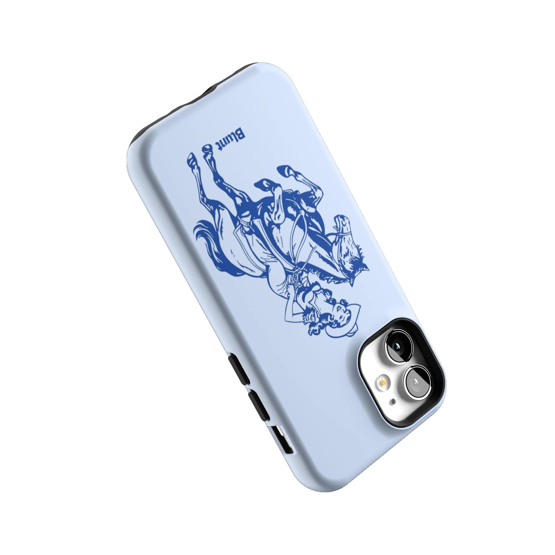 Blue-Lasso-Lady-iphone-case-iPhone 12 Mini-4