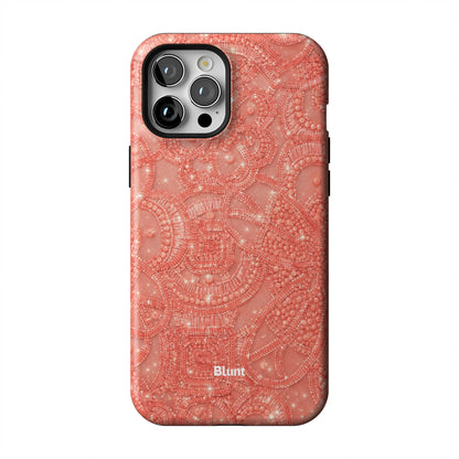 Coral-Glam-iphone-case-iPhone 12 Pro Max-1