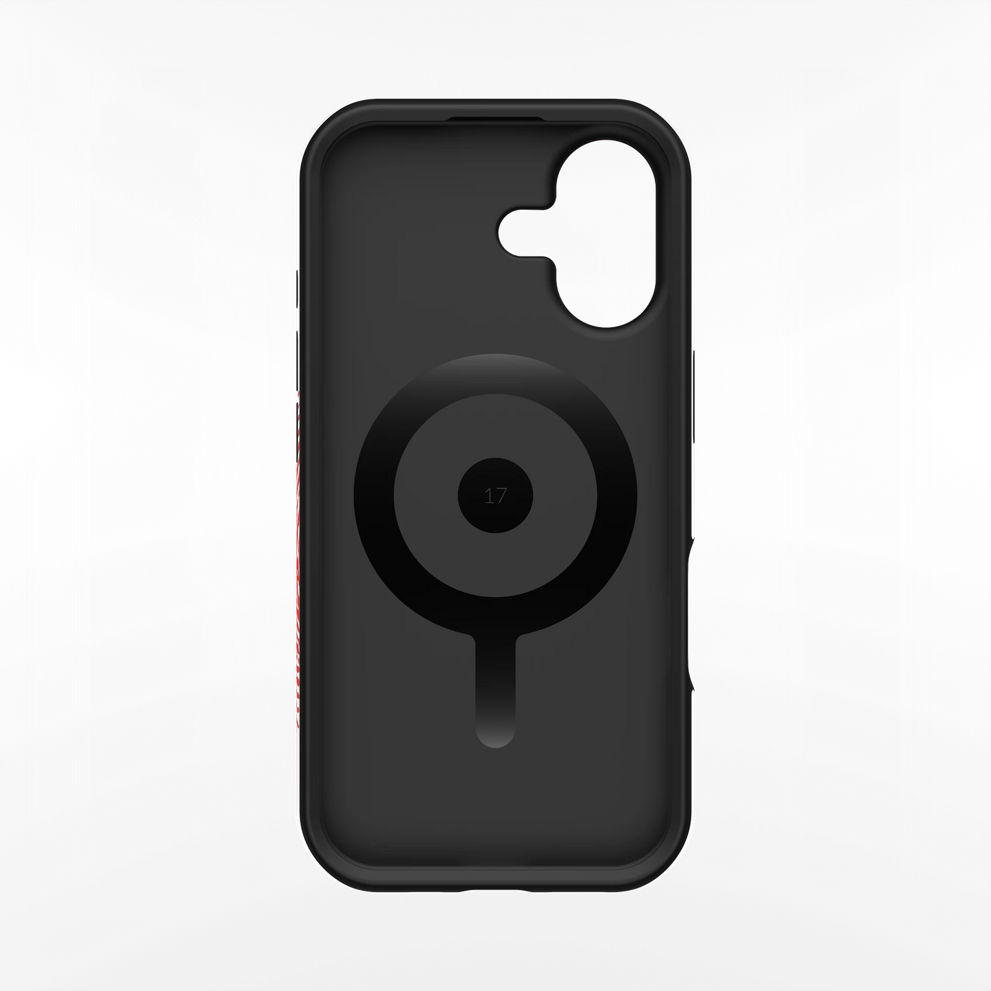 Heart Print White iPhone Case