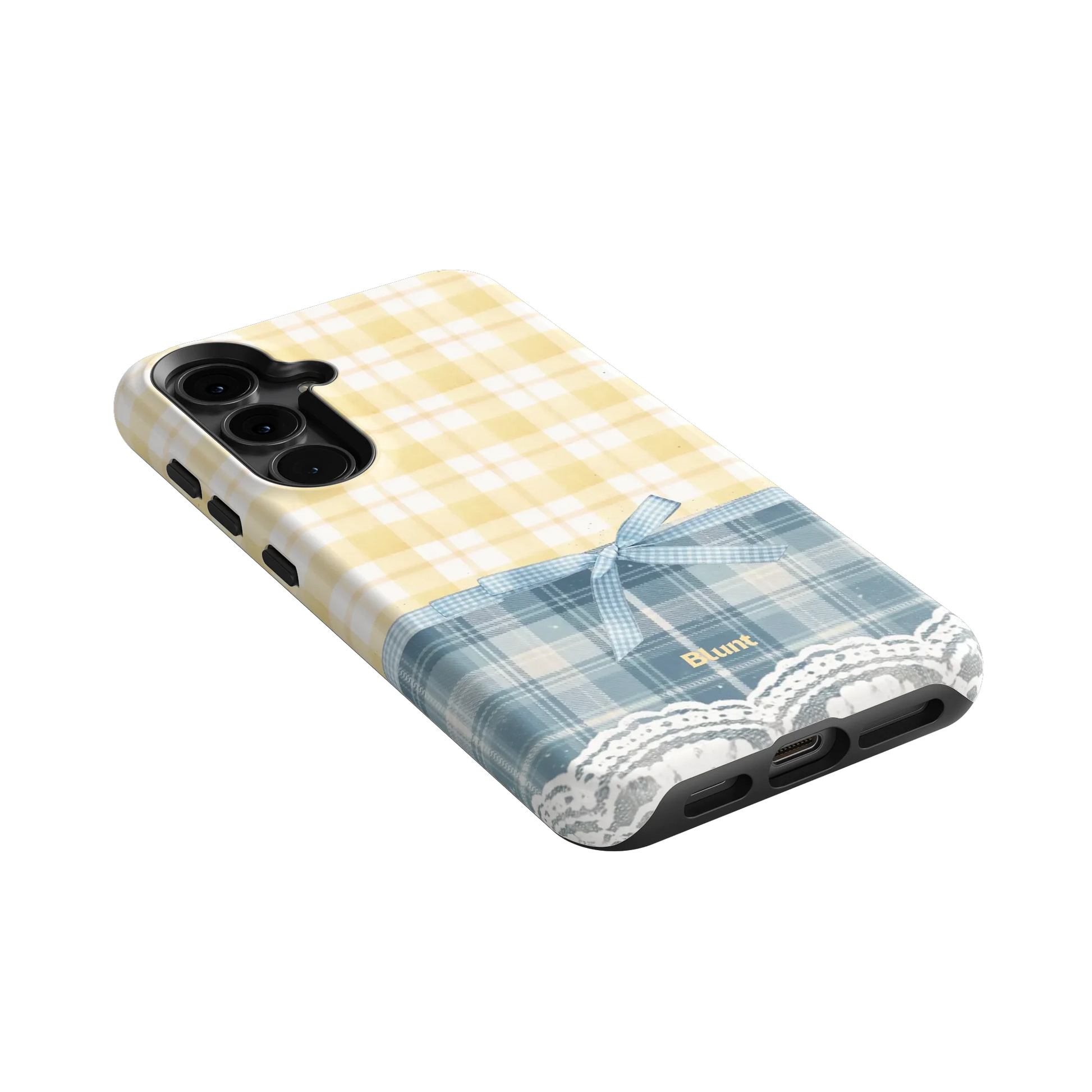 Blue-Lemonplaid-samsung-case-S24-2