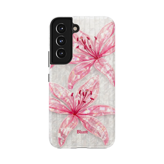 Pink-Floral-Luster-samsung-case-S22-1