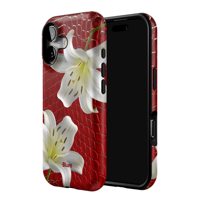 Crimson Lily iPhone Case