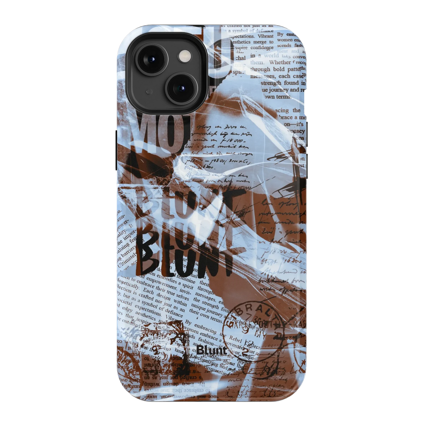 Blue Love Letter iPhone Case