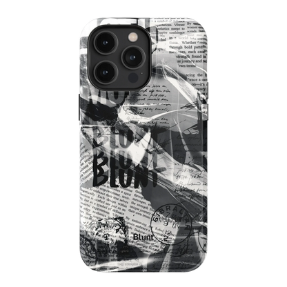 Black Love Letter iPhone Case