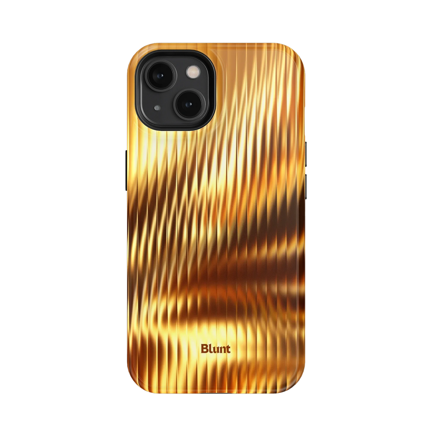 Golden Ripple iPhone Case