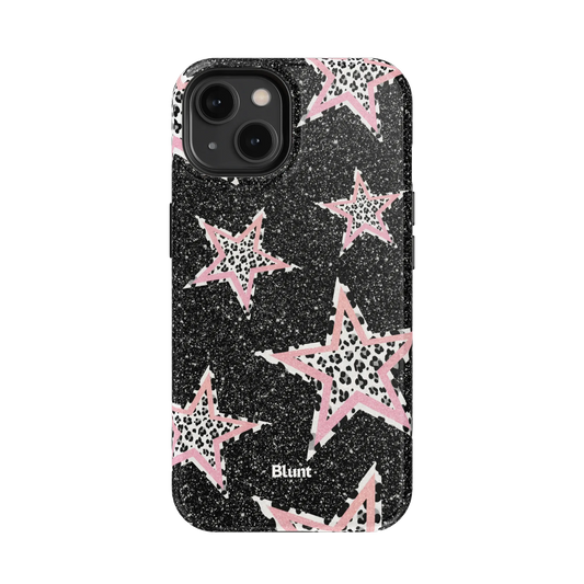 Pink Zebra Stars iPhone Case