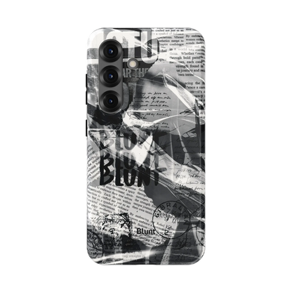 Black Love Letter Samsung Case
