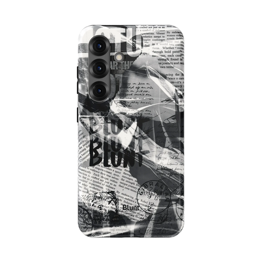 Black Love Letter Samsung Case