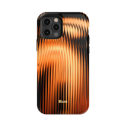 Copper Ripple iPhone Case