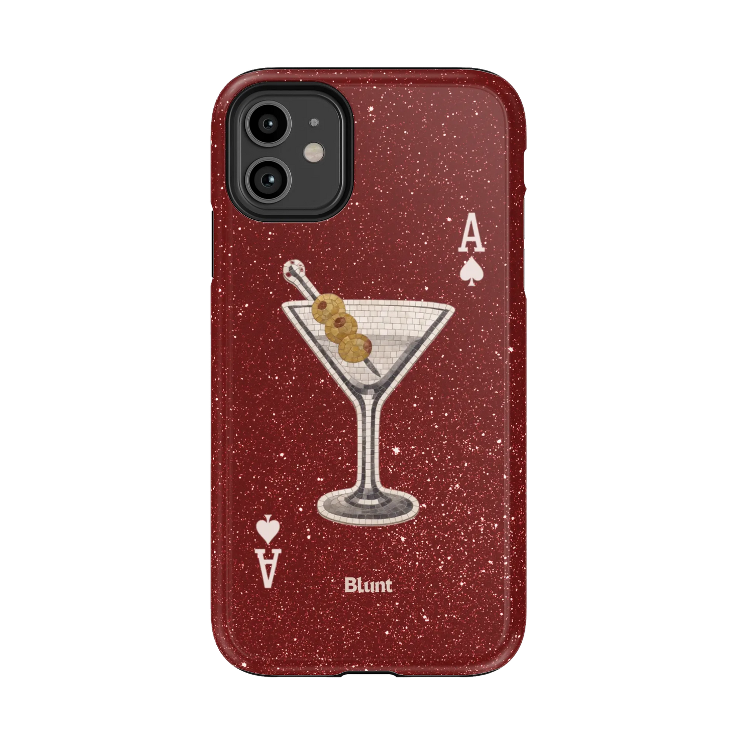 Red Dirty Martini iPhone Case