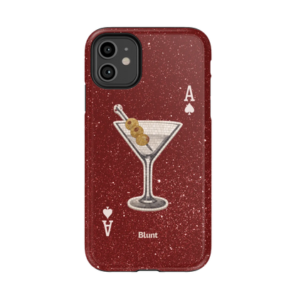 Red Dirty Martini iPhone Case