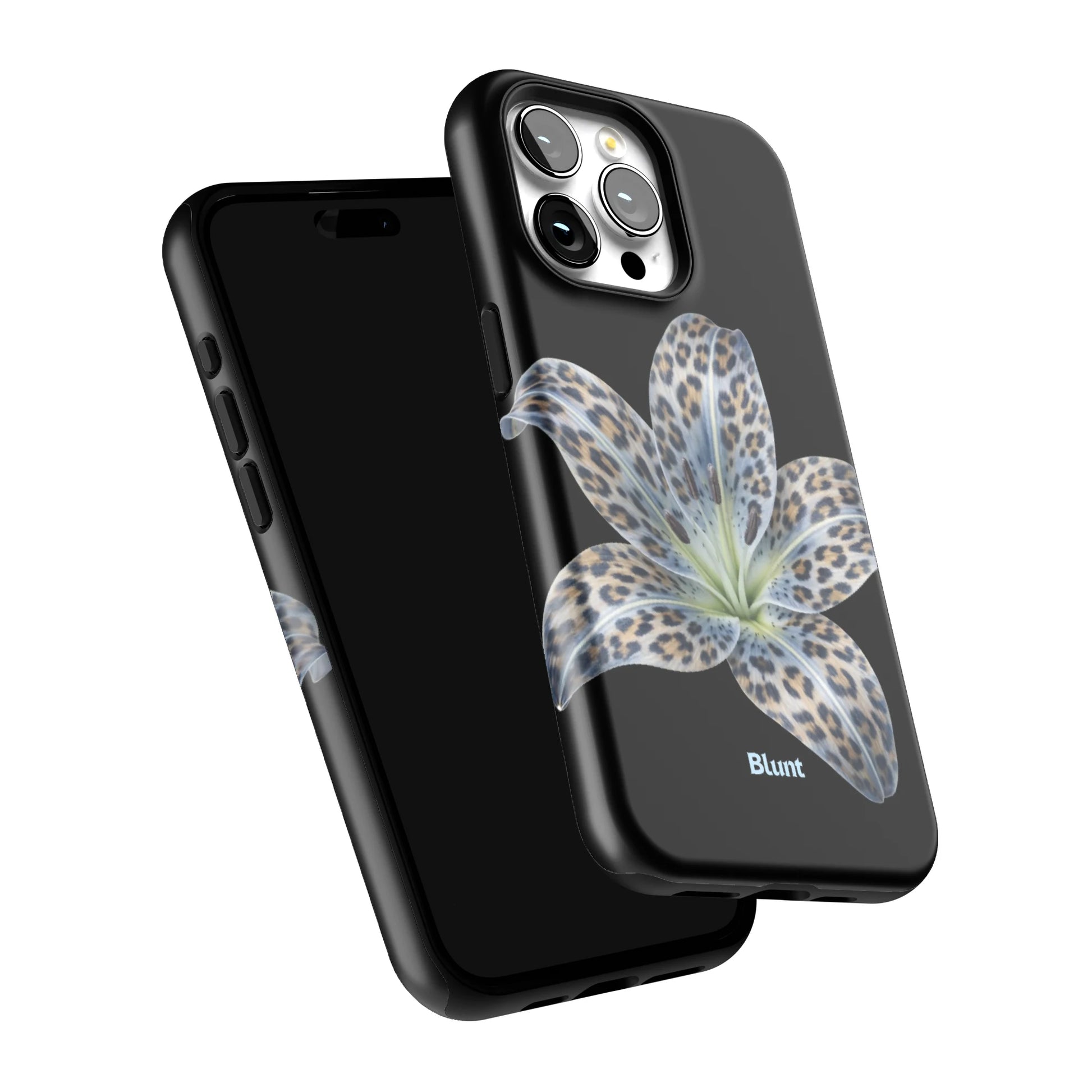 Blue-Leopard-Bloom-iphone-case-iPhone 15 Pro Max-5