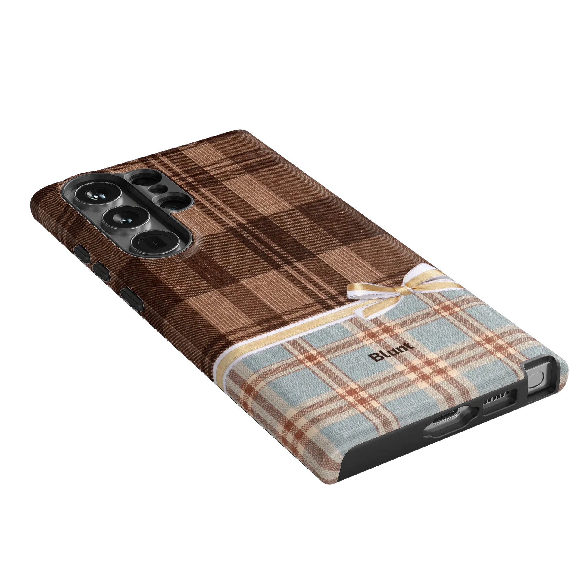 Mocha-Plaid-samsung-case-S23 Ultra-2