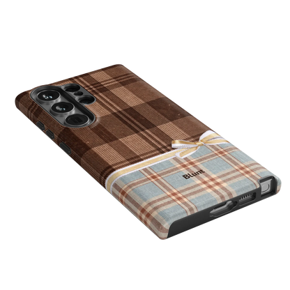 Mocha-Plaid-samsung-case-S23 Ultra-2
